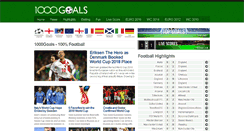 Desktop Screenshot of 1000goals.com